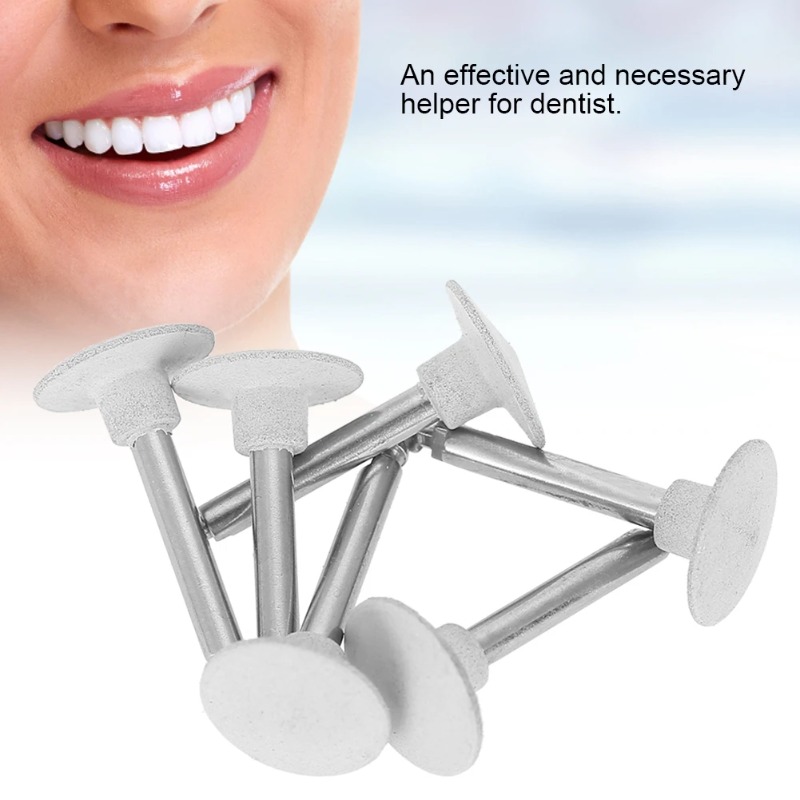 Teeth Whitening Kit - 6Pcs Tooth Polishing Head Set Denture
