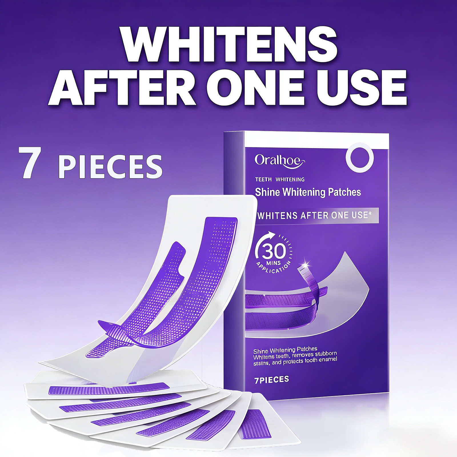 Purple Teeth Whitening Strips  - Teeth Whitening Strips Crest 评论和价格