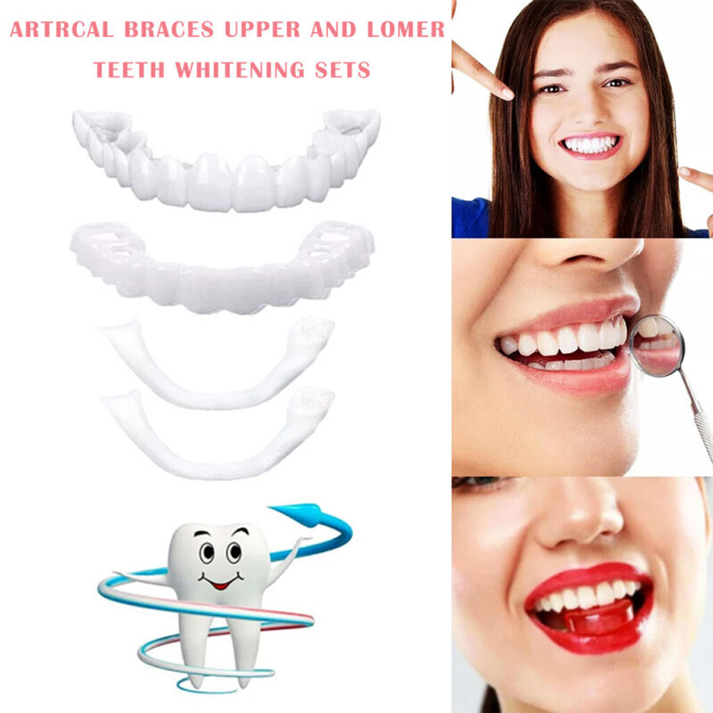 newSilicone Denture Set Fit Te - Teeth Whitening Usa 评论和价格