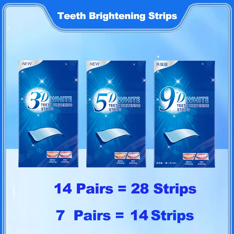 3D/5D/9D Teeth Whitening Strip - Teeth Whitening Strips Crest 评论和价格