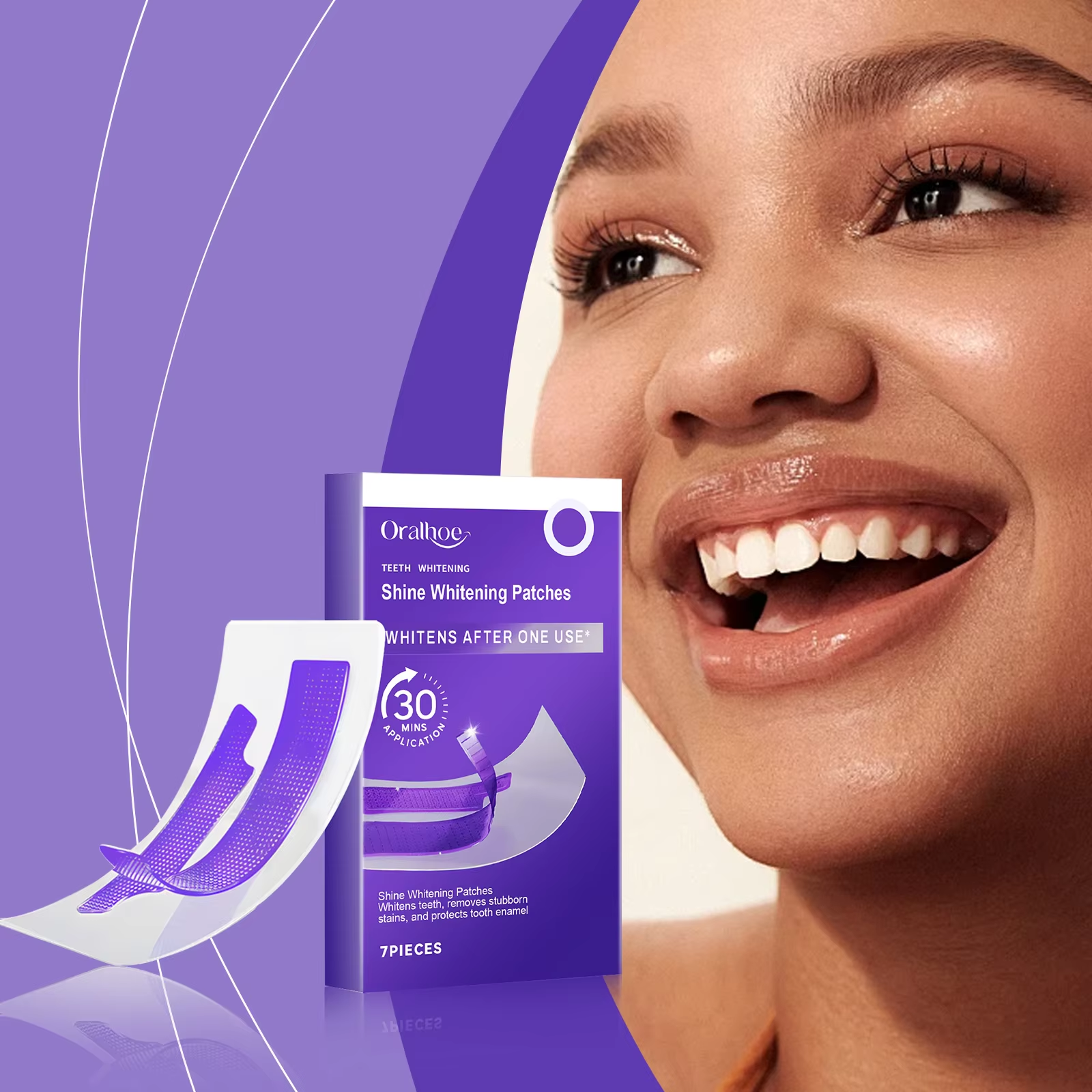 Purple Teeth Whitening Strips  - Teeth Whitening Strips Crest 评论和价格