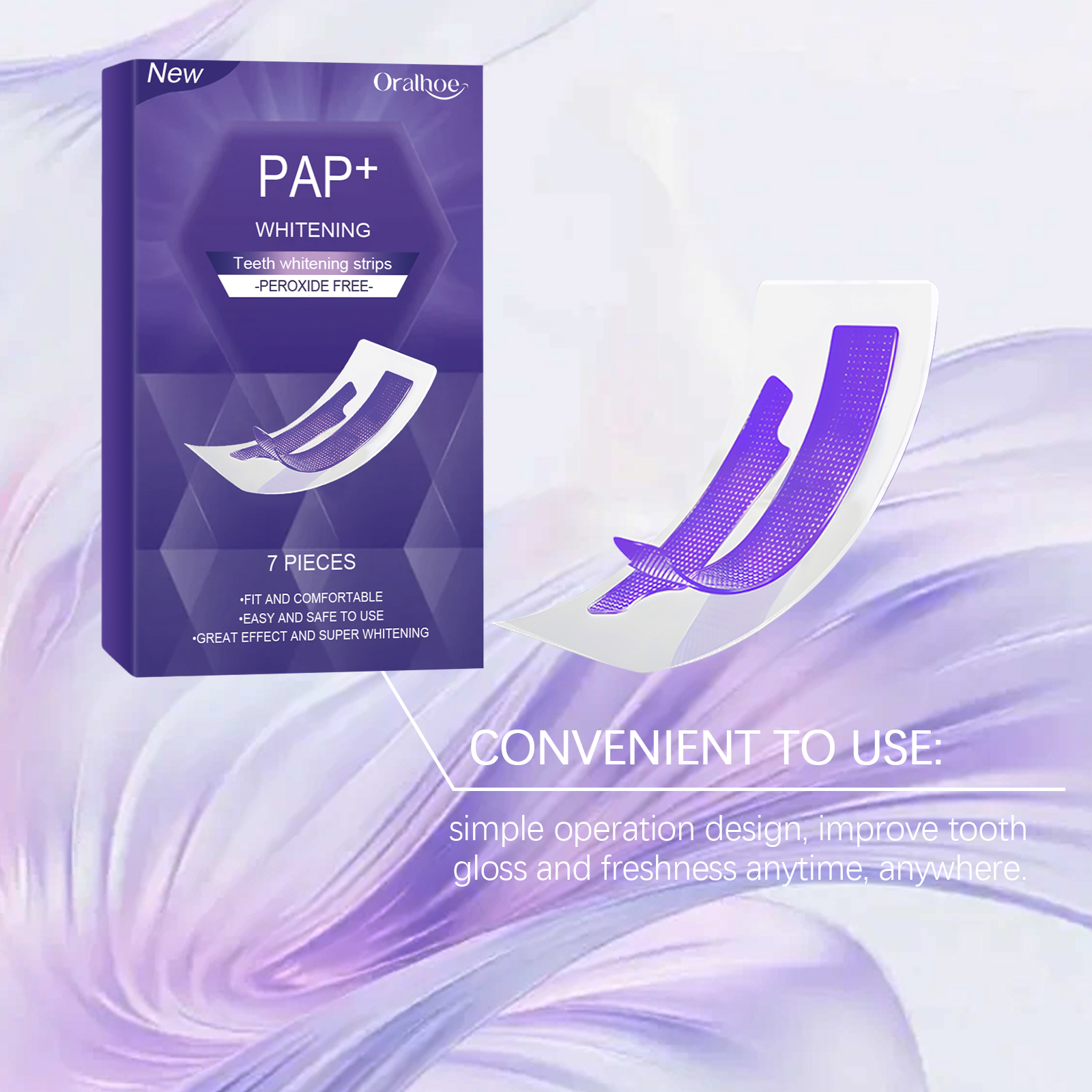 Purple Teeth Whitening Strips  - Teeth Whitening Strips Crest 评论和价格
