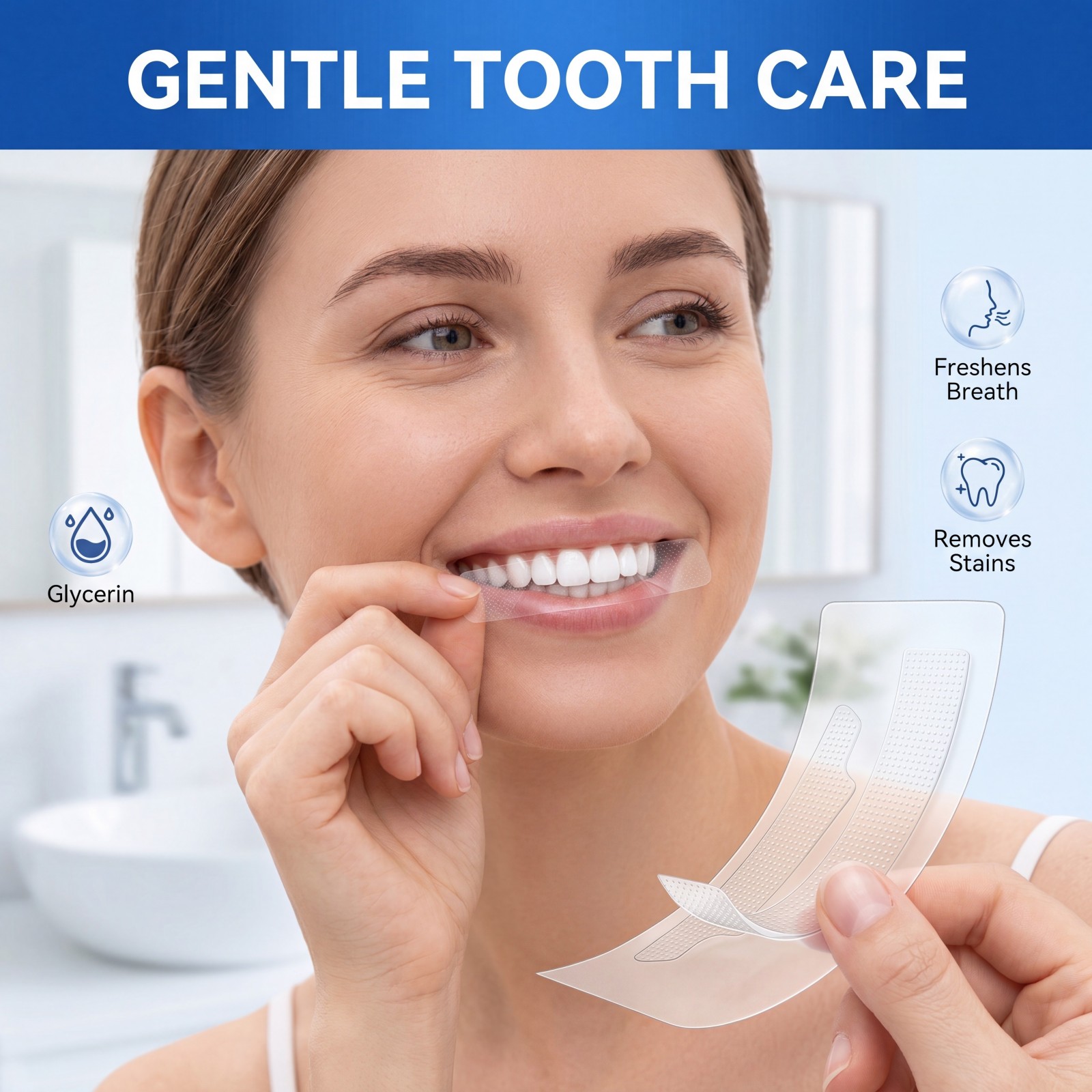 Gentle Tooth & Gum Whitening S - Teeth Whitening Strips Crest 评论和价格
