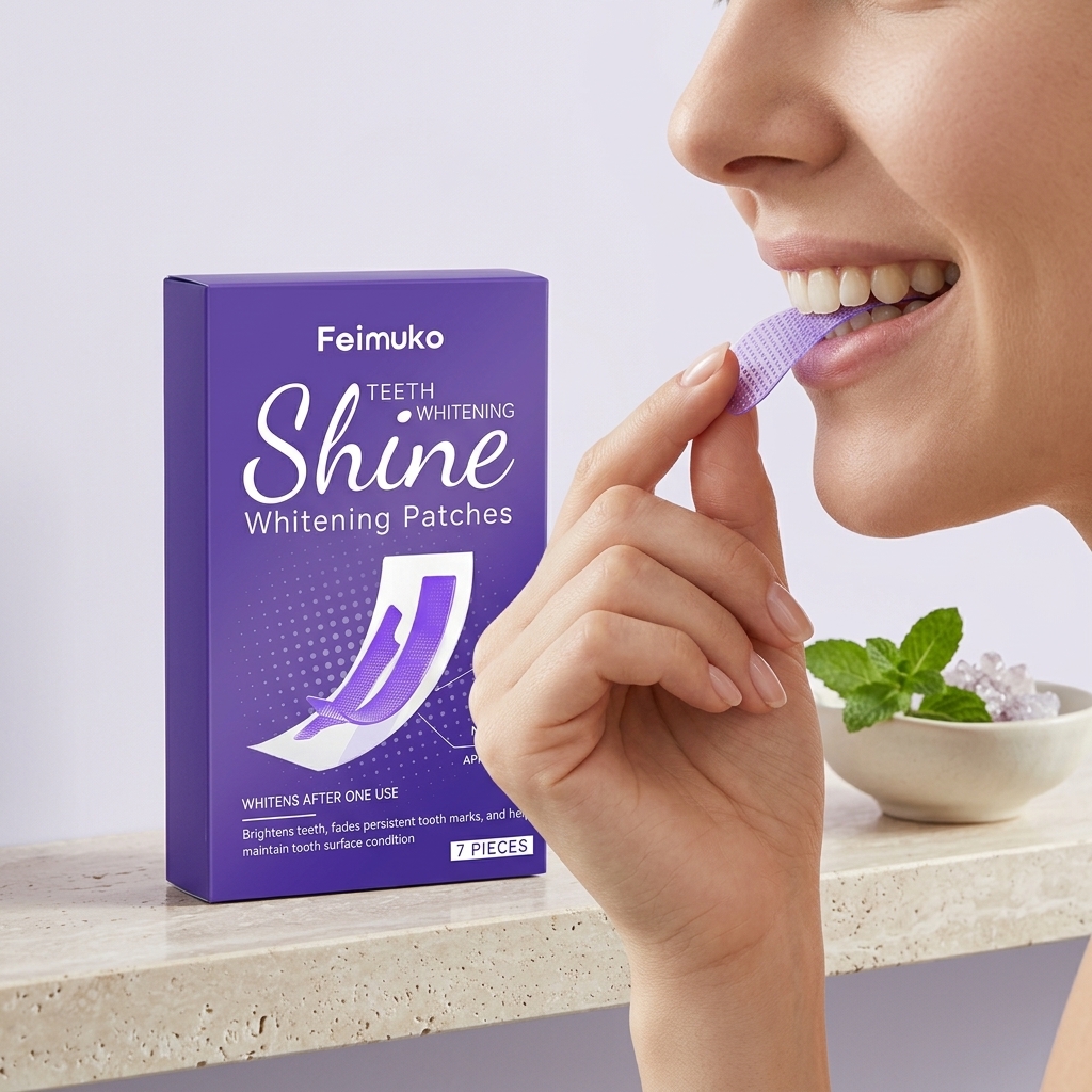 Feimuko Purple Teeth Whitening - Teeth Whitening Strips Crest 评论和价格