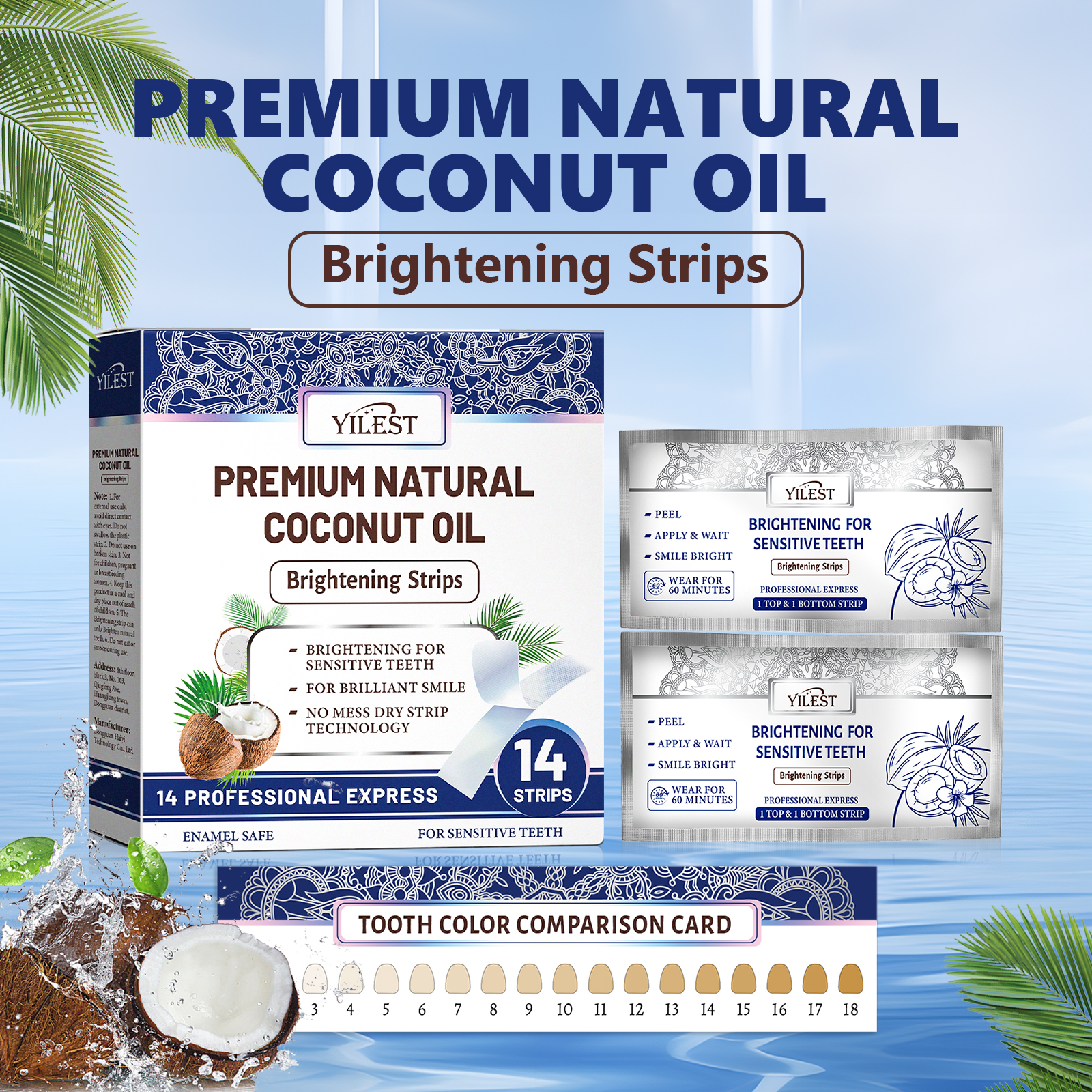 Teeth Whitening Strips 14pcs C - Teeth Whitening Strips Crest 评论和价格